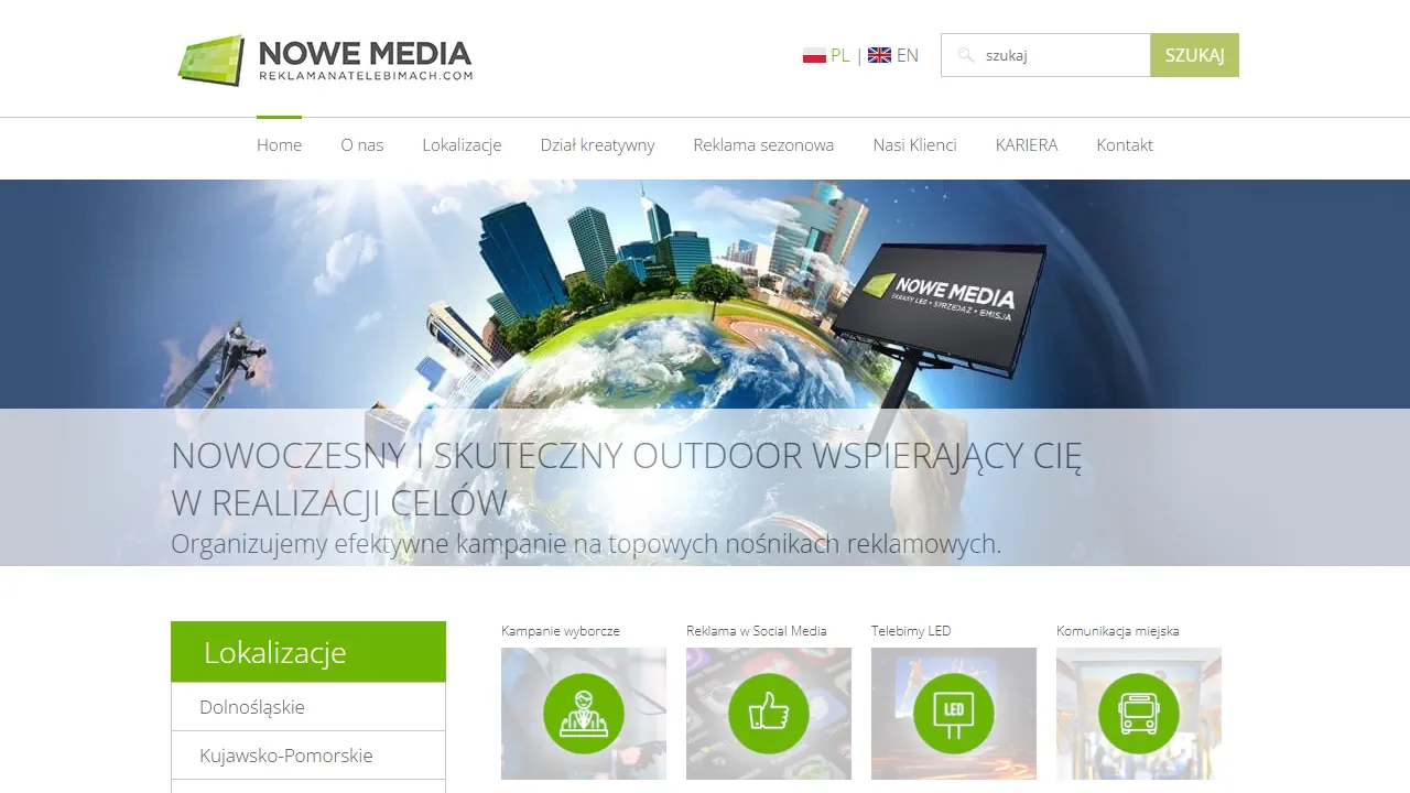 Screenshot of Nowe Media