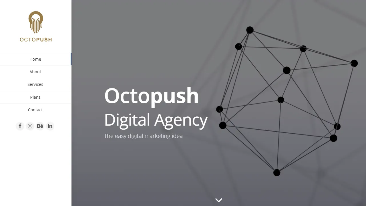 Screenshot of Octopush Digital Agency