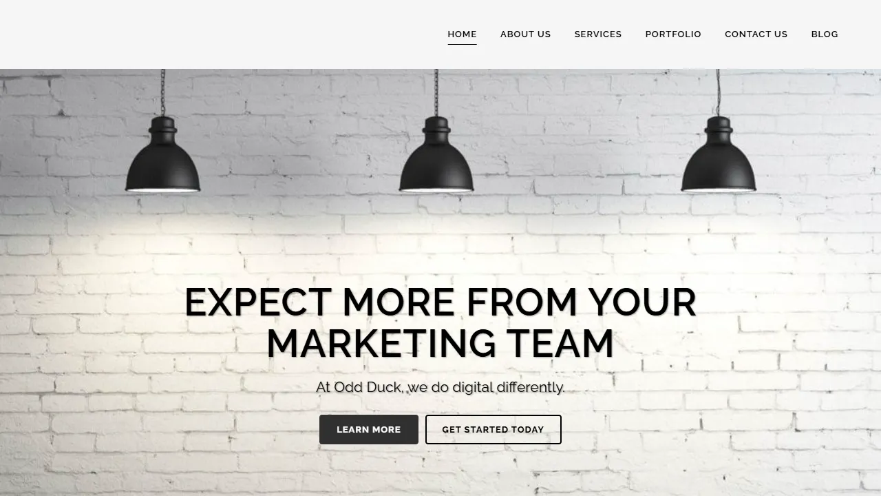 Screenshot of Odd Duck Media