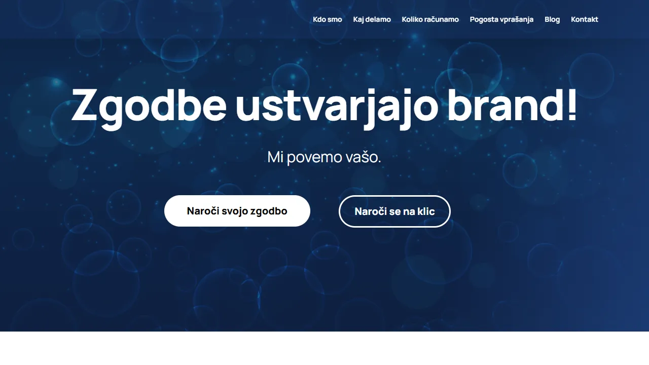 Screenshot of Oglasna