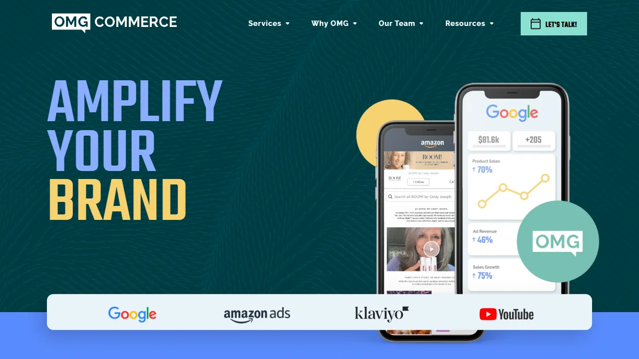 Screenshot of OMG Commerce, LLC