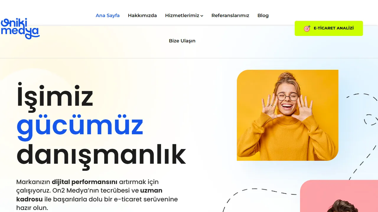 Screenshot of On2 Medya - Dijital Performans Ajansı