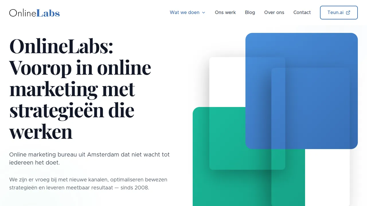 Screenshot of OnlineLabs