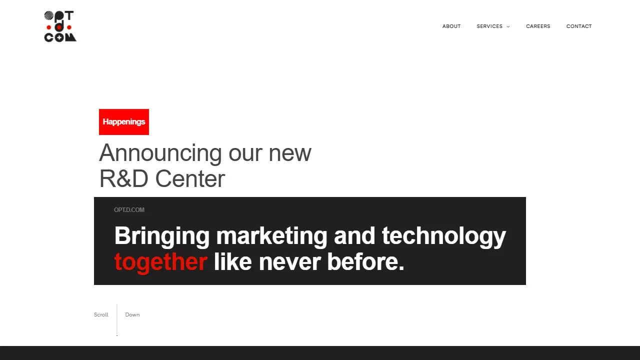 Screenshot of Optdcom Agency