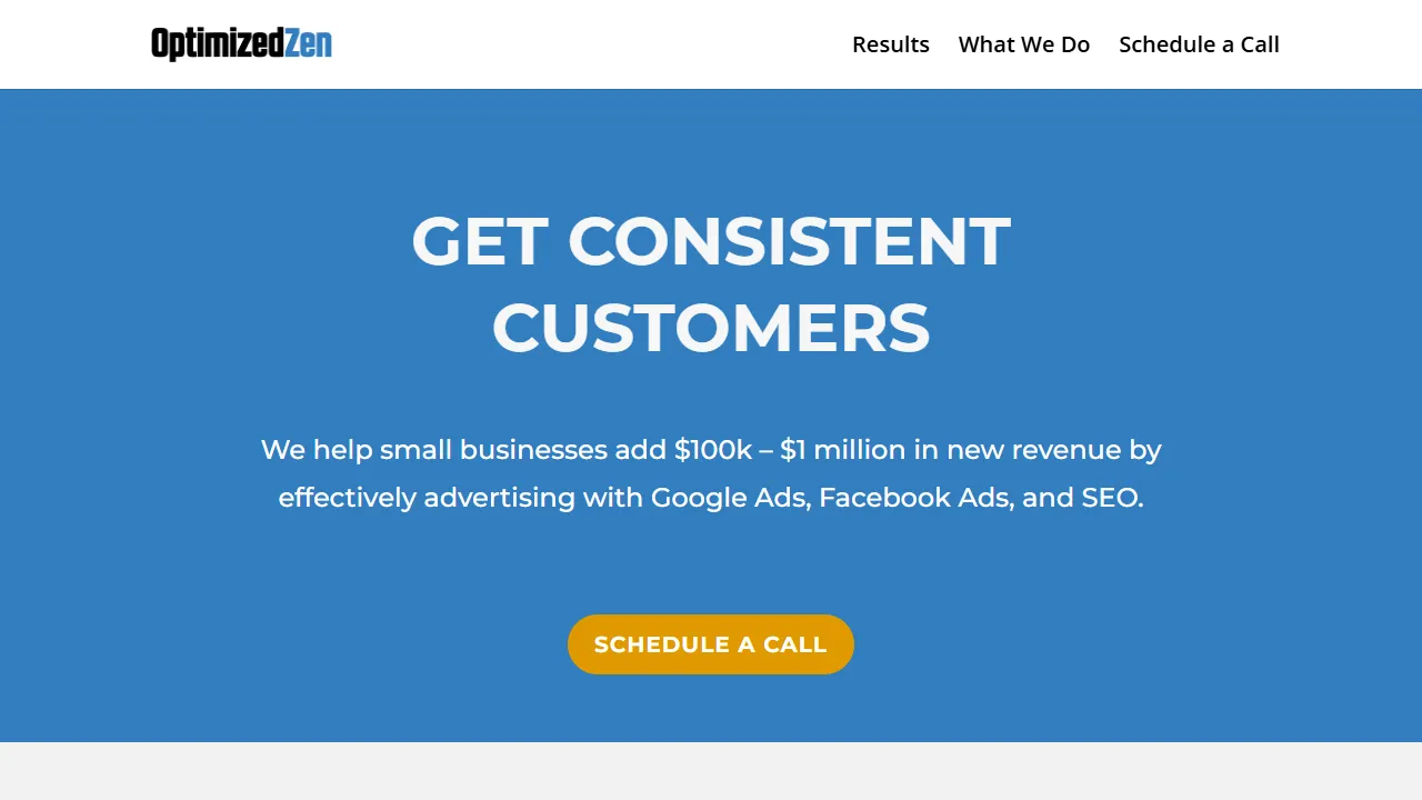 Screenshot of Optimized Zen