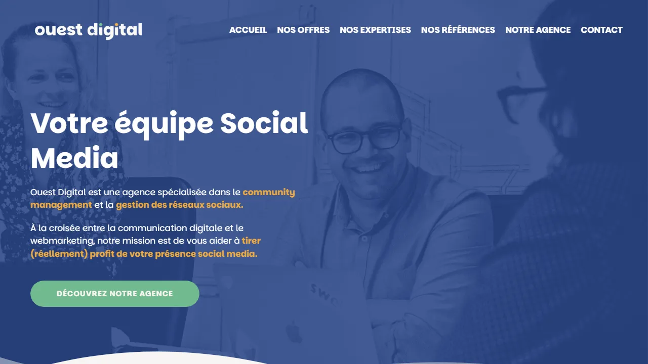 Screenshot of Ouest Digital