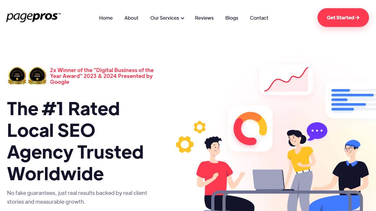 Screenshot of Page Pros - Local SEO Agency