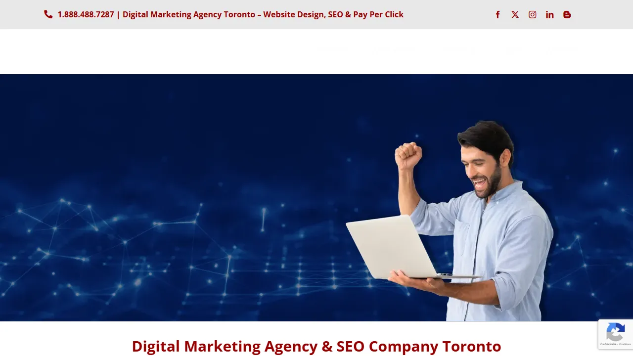 Screenshot of Pat's Marketing