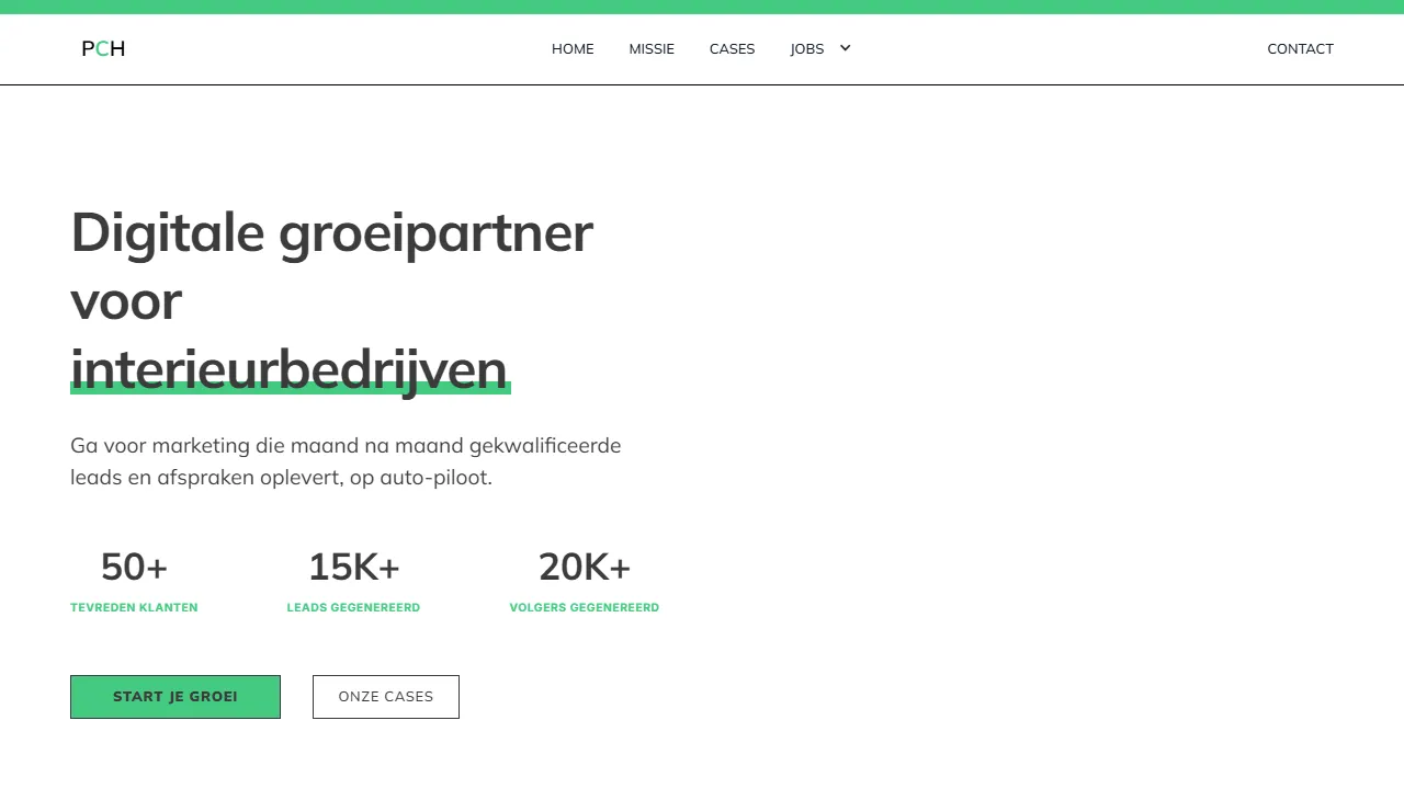 Screenshot of Perez Content Hub