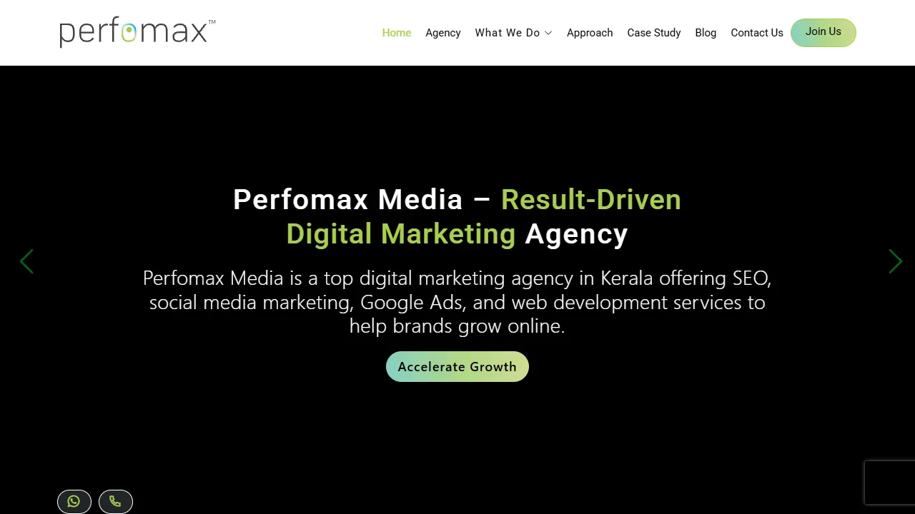 Screenshot of Perfomax Media