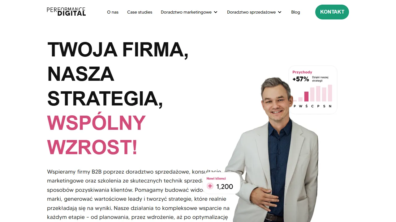 Screenshot of Performance Digital Sp. z o.o.