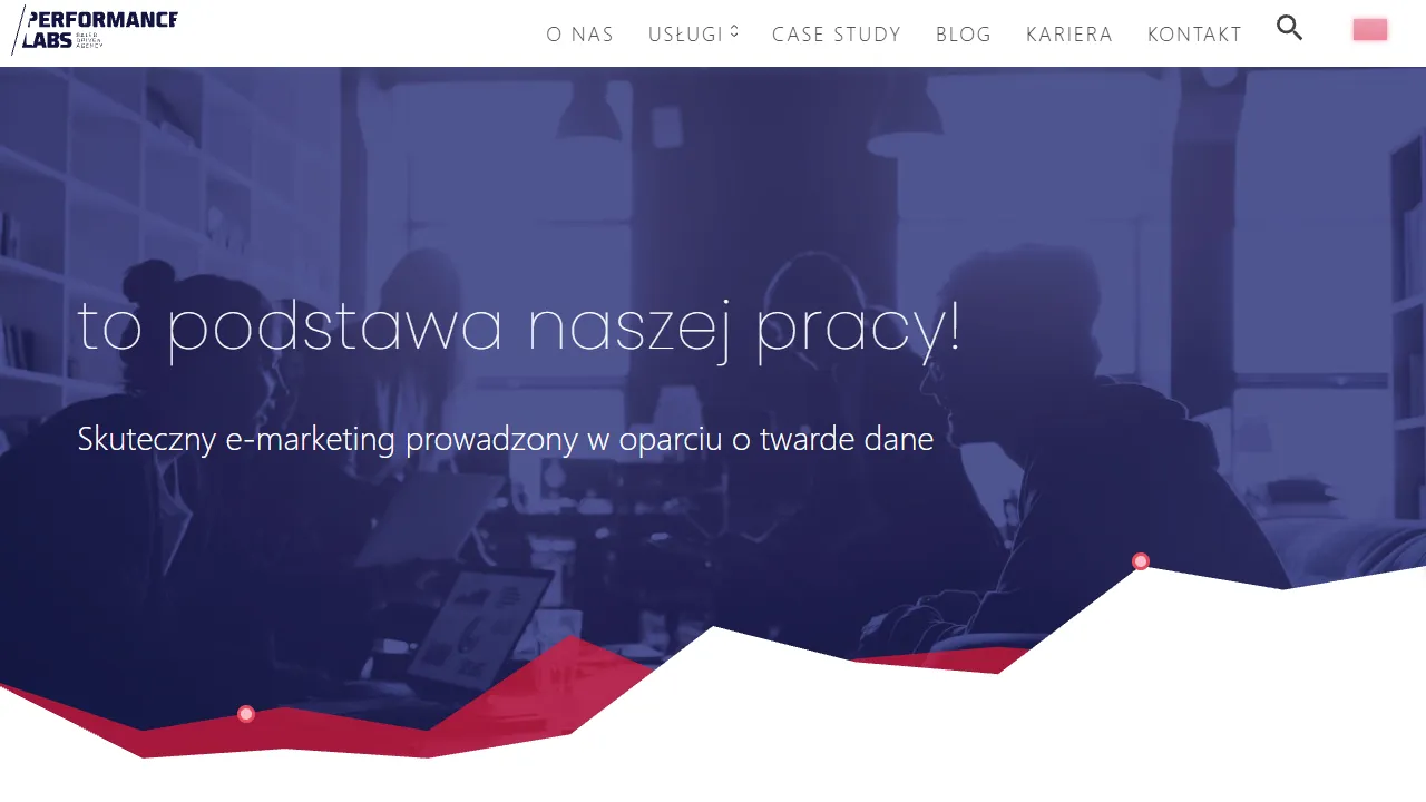 Screenshot of Performance Labs Agency