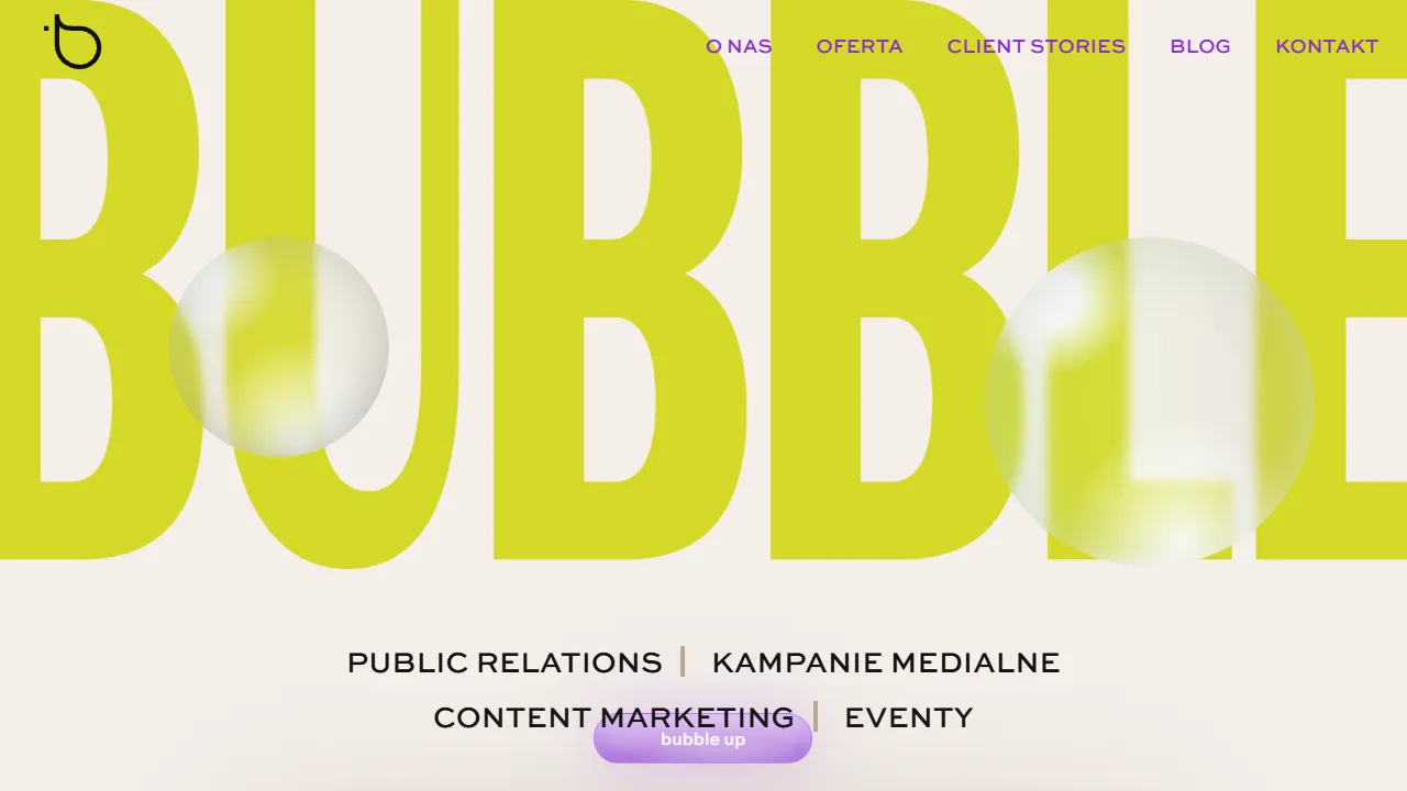 Screenshot of pointb PR - Media | Content Marketing | Eventy