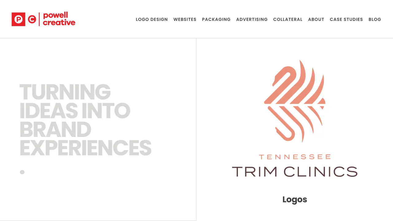 Screenshot of Powell Creative LLC