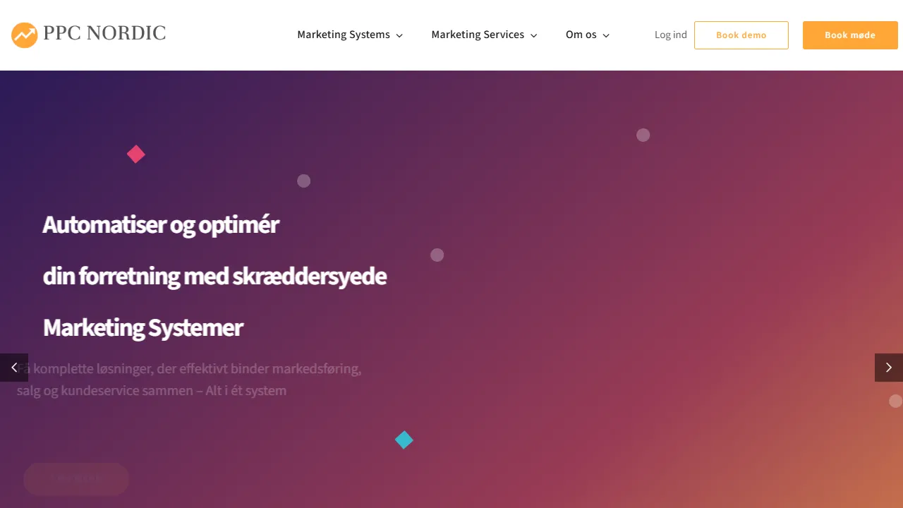 Screenshot of PPC Nordic