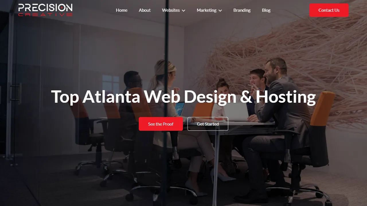 Screenshot of Precision Creative