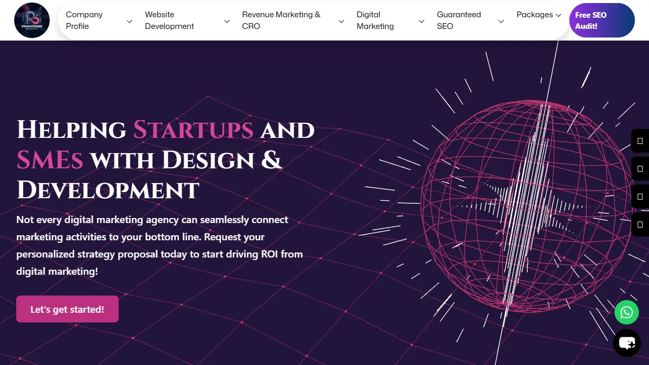 Screenshot of Promozione Branding Pvt. Ltd | Best Digital Marketing Agency In Delhi NCR | Web Development,SEO, PPC, SMM Agency