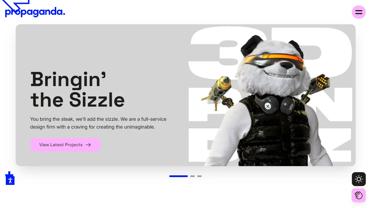 Screenshot of Propaganda Creative