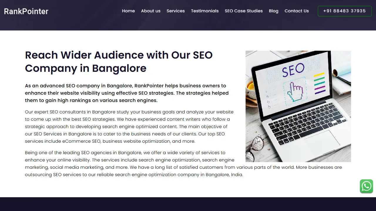 Screenshot of RankPointer