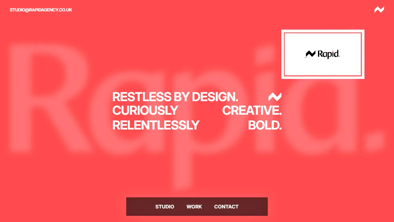 Screenshot of Rapid Agency