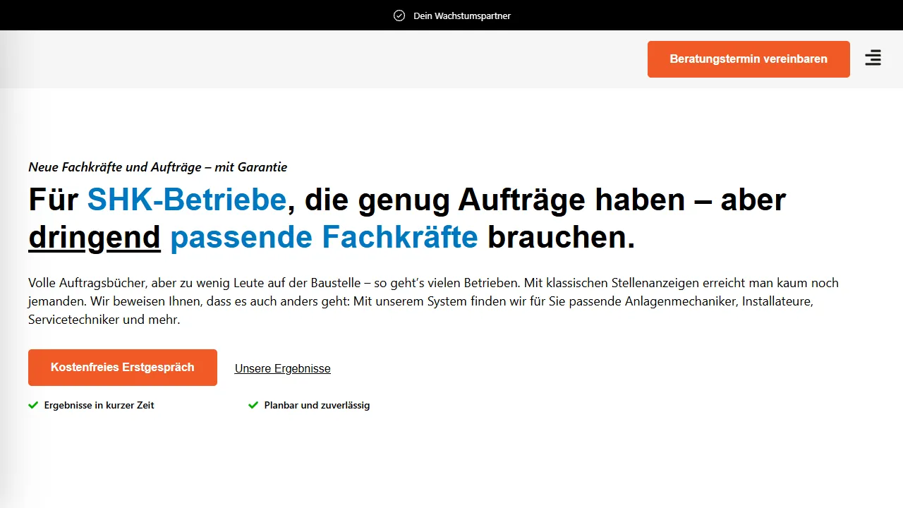Screenshot of RAVO Media GmbH