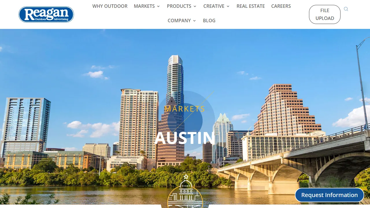 Screenshot of Reagan National Advertising