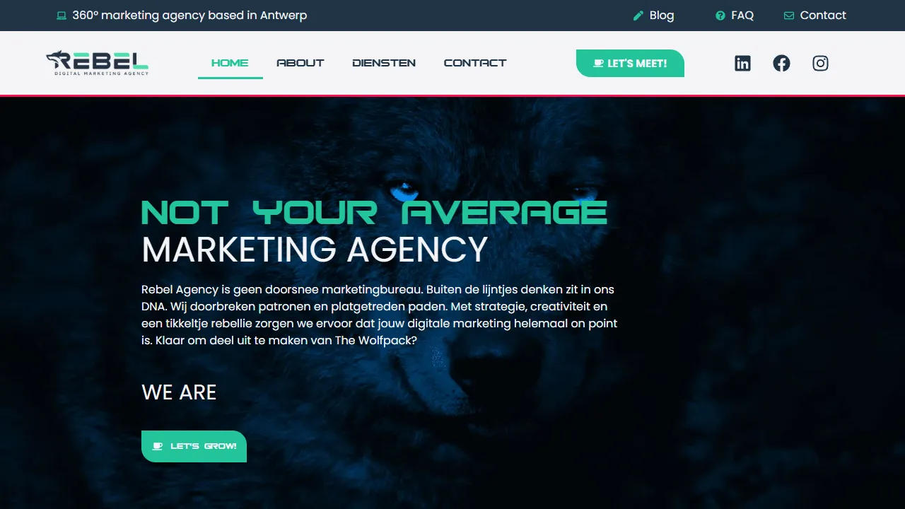 Screenshot of Rebel Agency 🐺