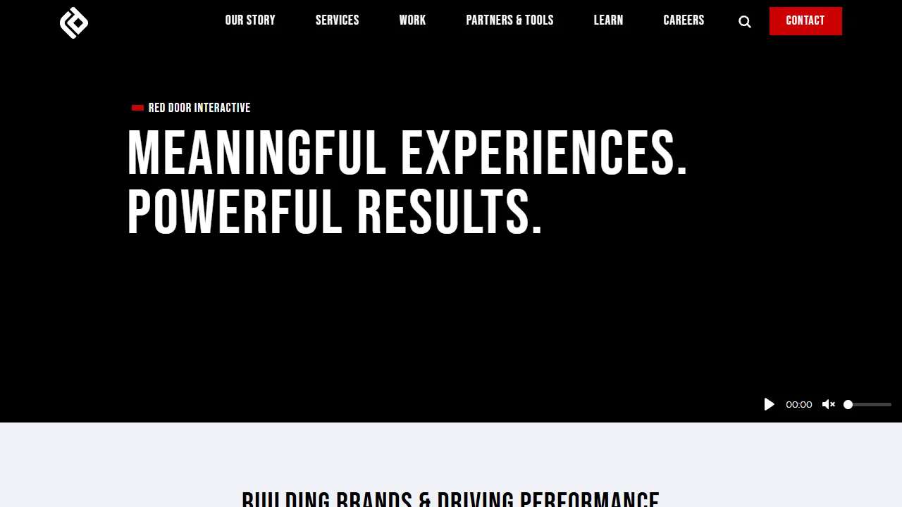 Screenshot of Red Door Interactive