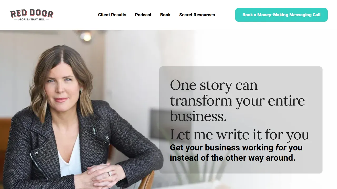 Screenshot of Red Door Stories