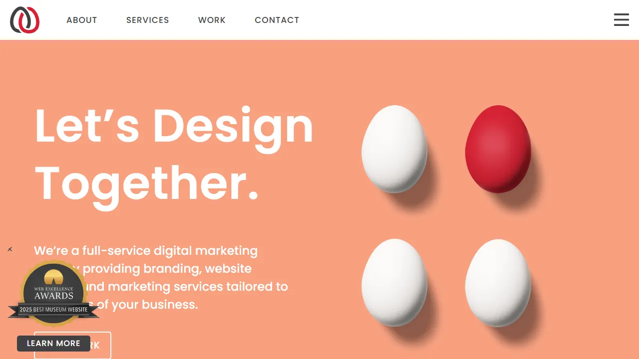 Screenshot of Red Egg Marketing