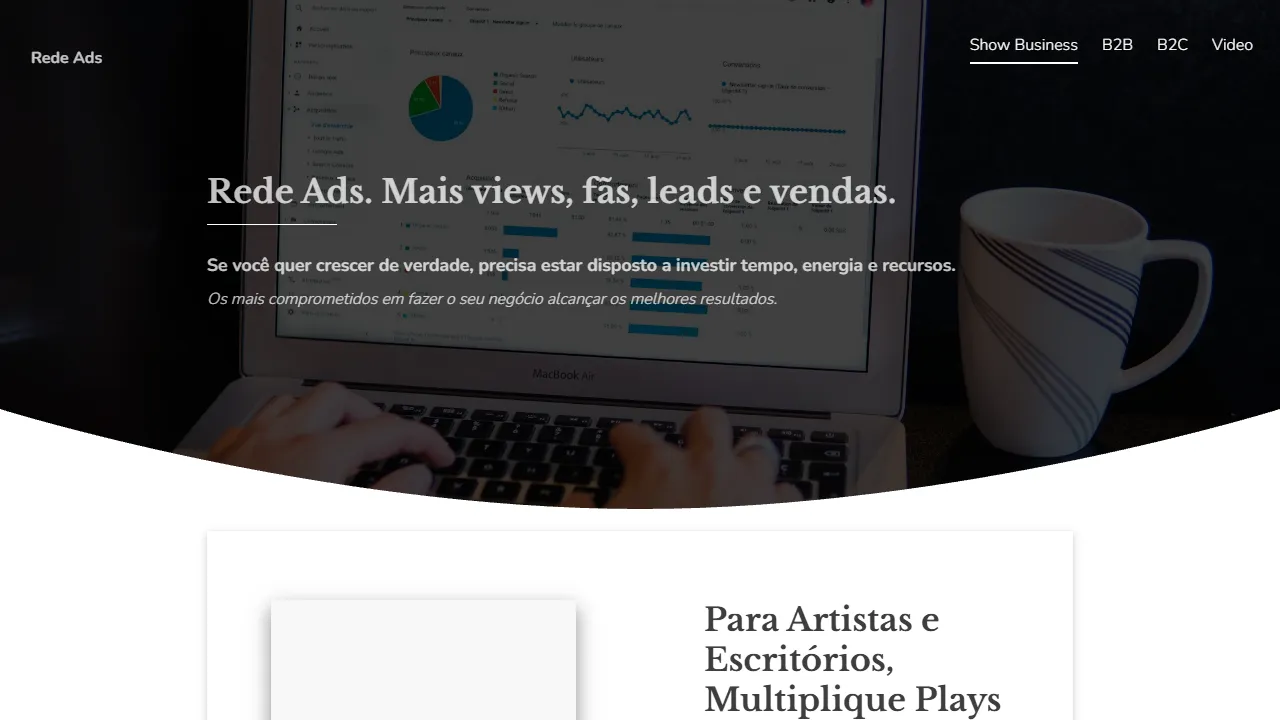 Screenshot of Rede Ads Canadian Digital Marketing Inc.