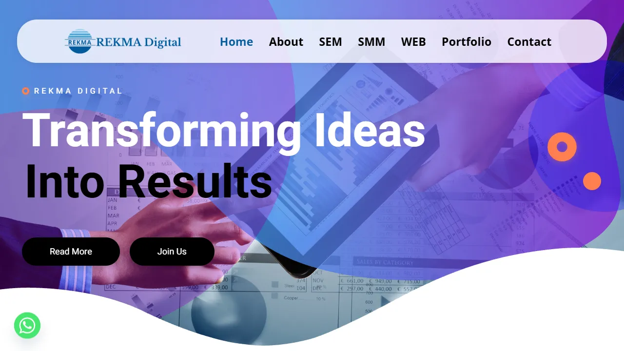 Screenshot of REKMA Digital