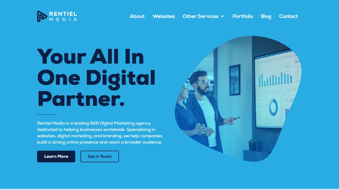 Screenshot of Rentiel Media | Website Design, Digital Marketing, and Branding