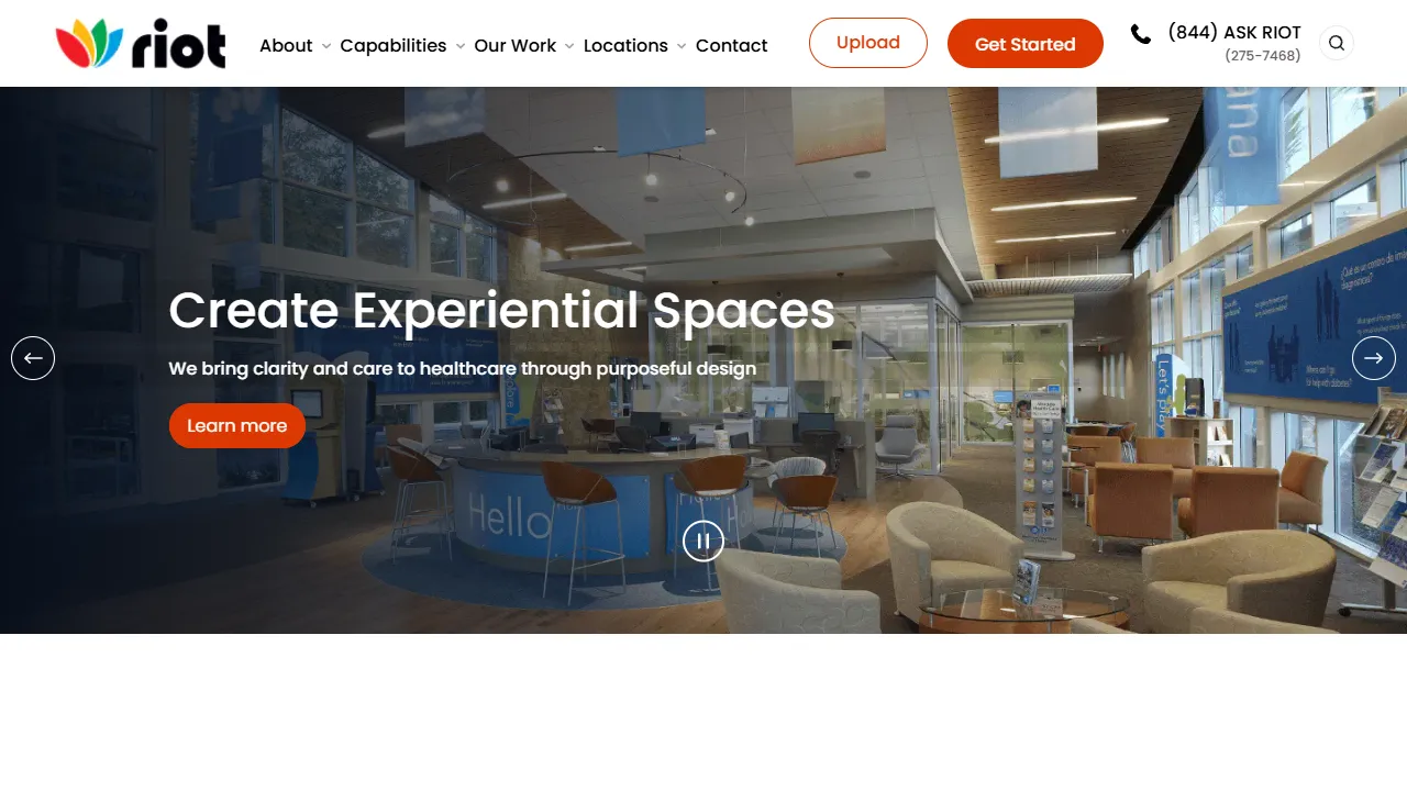 Screenshot of Riot Creative Imaging