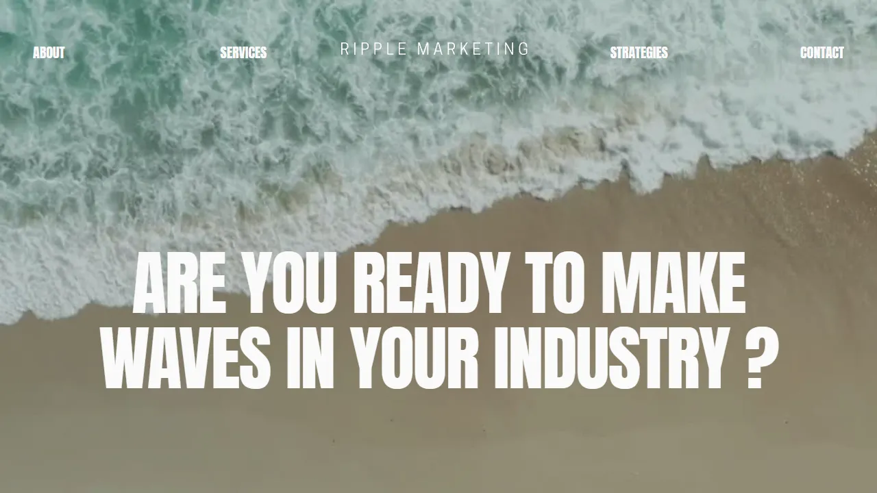 Screenshot of Ripple Marketing Consultancy