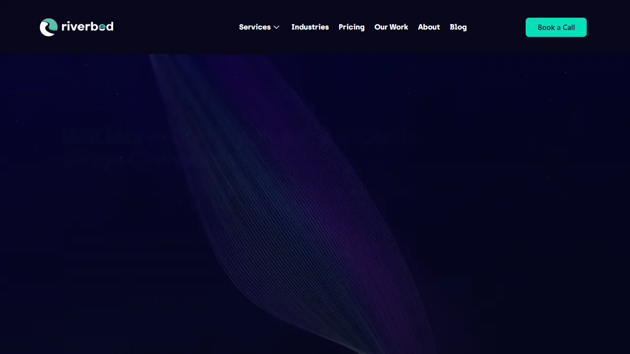 Screenshot of Riverbed Marketing