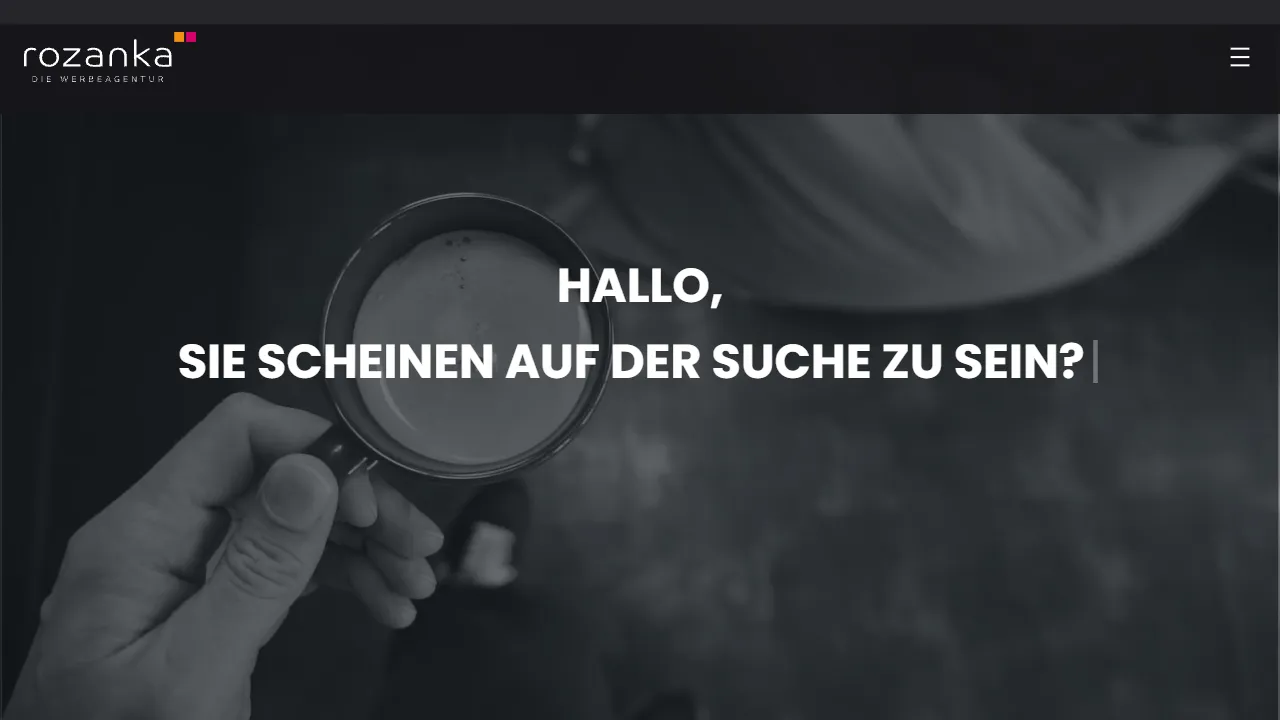 Screenshot of rozanka GmbH