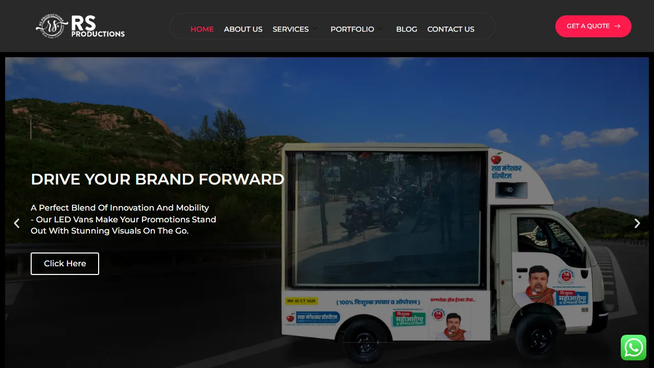 Screenshot of RS Pro Media