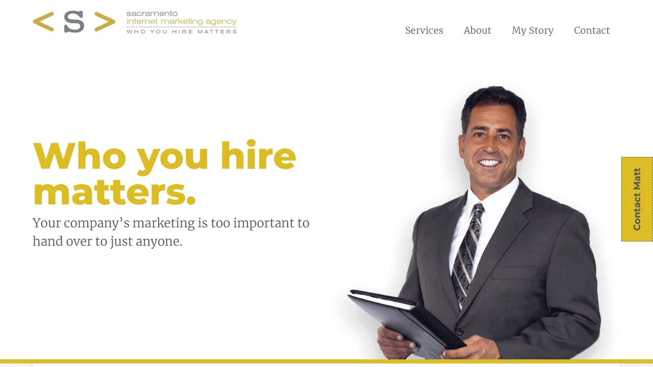 Screenshot of Sacramento Internet Marketing Agency