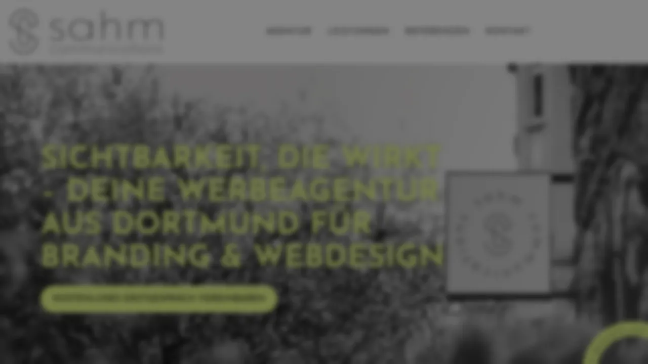 Screenshot of Sahm Communications