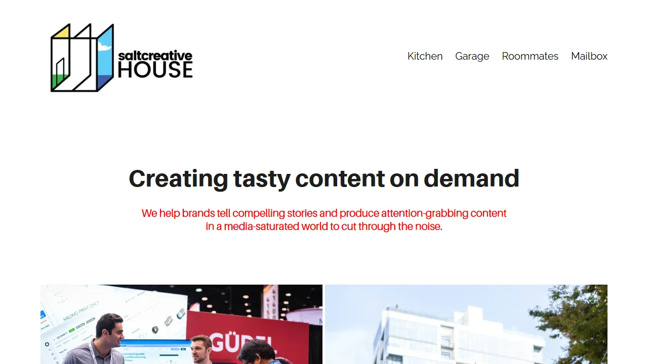 Screenshot of Salt Creative House