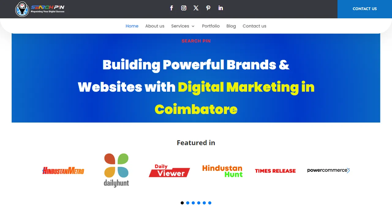 Screenshot of Search Pin