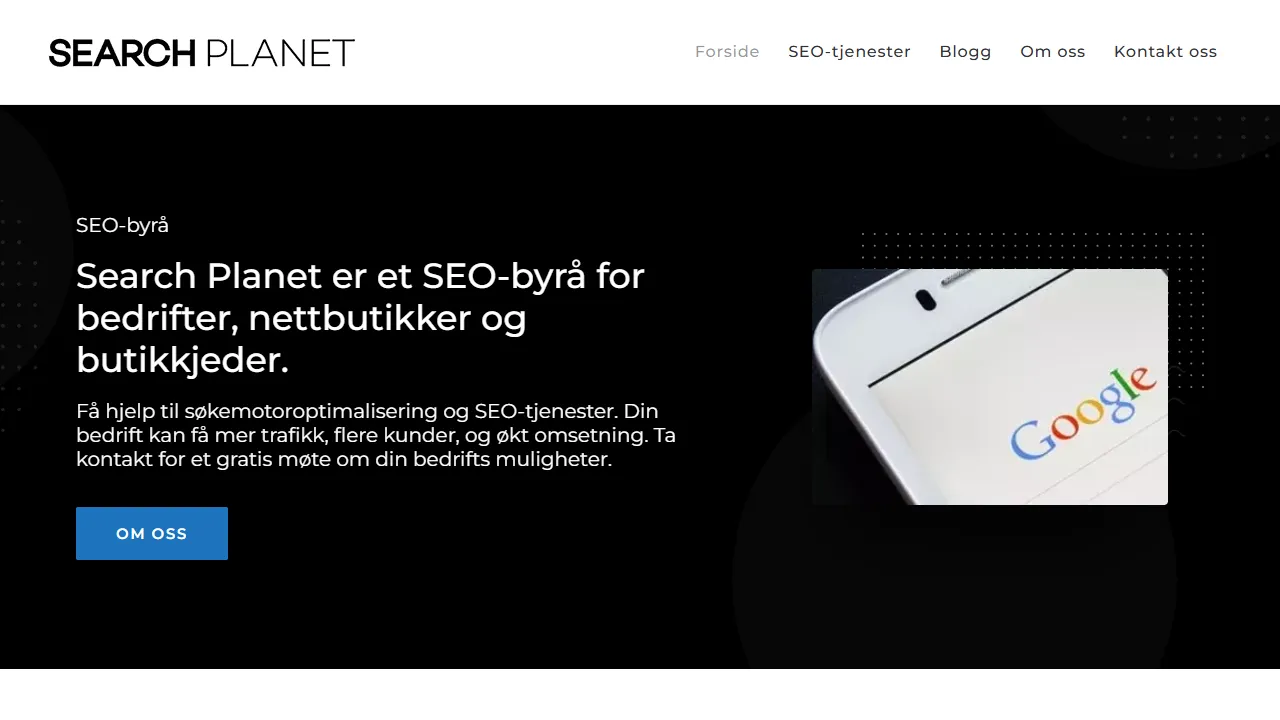 Screenshot of Search Planet AS