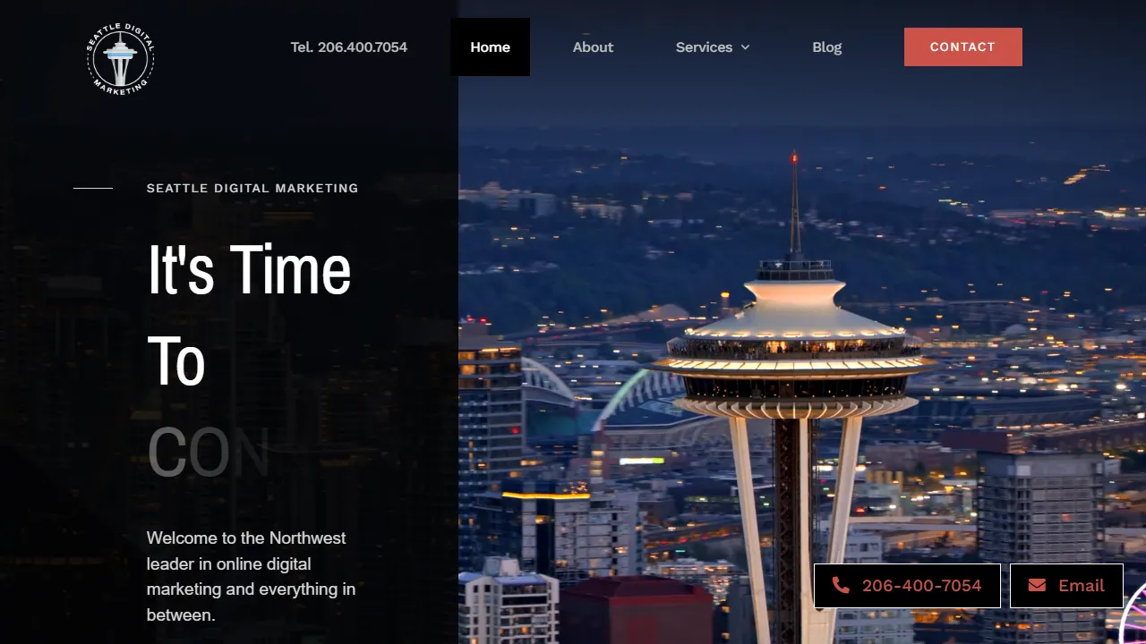 Screenshot of Seattle Digital Marketing