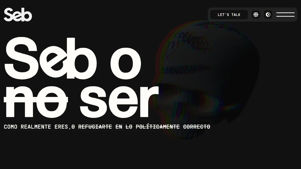 Screenshot of SEB Creativos