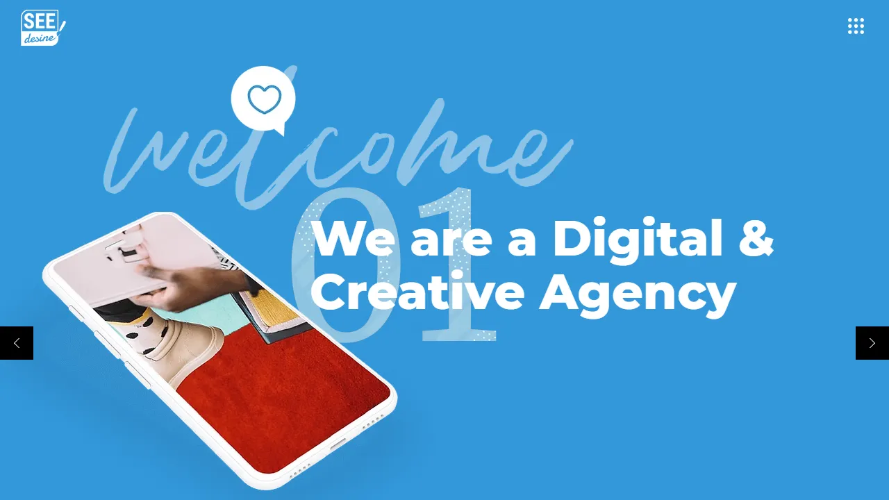 Screenshot of SeeDesine