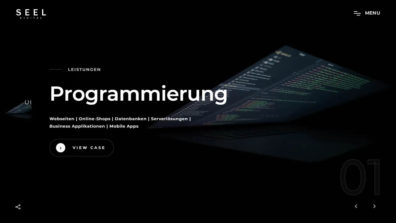 Screenshot of SEEL Digitalagentur