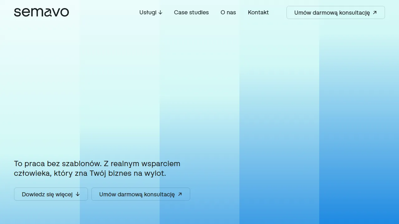 Screenshot of Semavo | Agencja SEO i SEM Wrocław | Pozycjonowanie | Google Ads | Analityka
