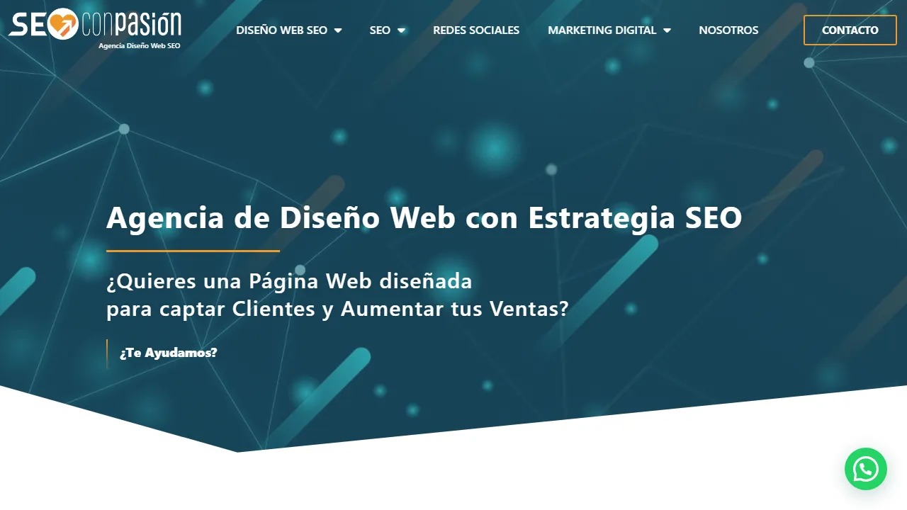 Screenshot of SEO con Pasión I Expertos en Diseño Web SEO