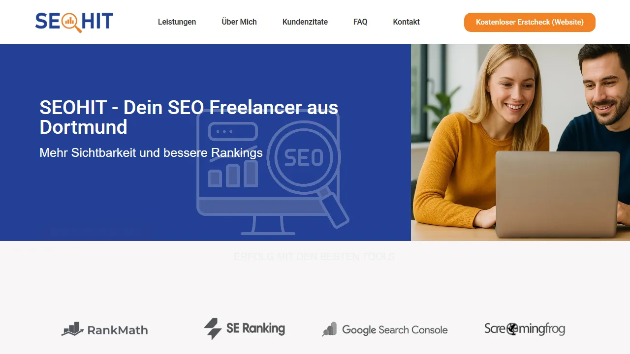 Screenshot of SEOHIT - SEO Freelancer aus Dortmund